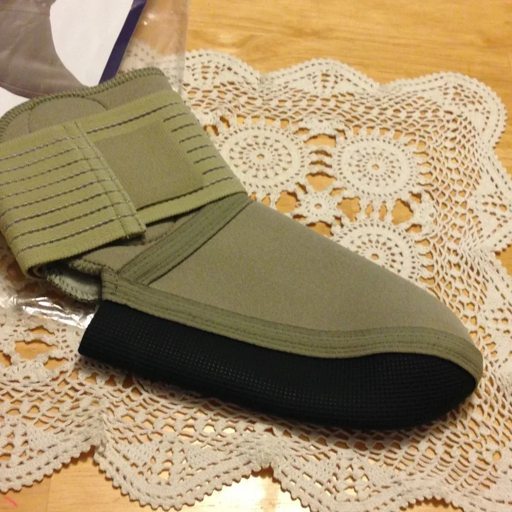 Ankle gauntlet diabetic sock